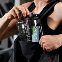 Botella de Agua Deportiva de Gran Capacidad Sin BPA, Portátil, con Pajita 1700ML/2500ML/3800ML - details 6