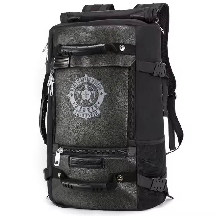 Nueva mochila de senderismo impermeable de PU para viajes al aire libre - 1