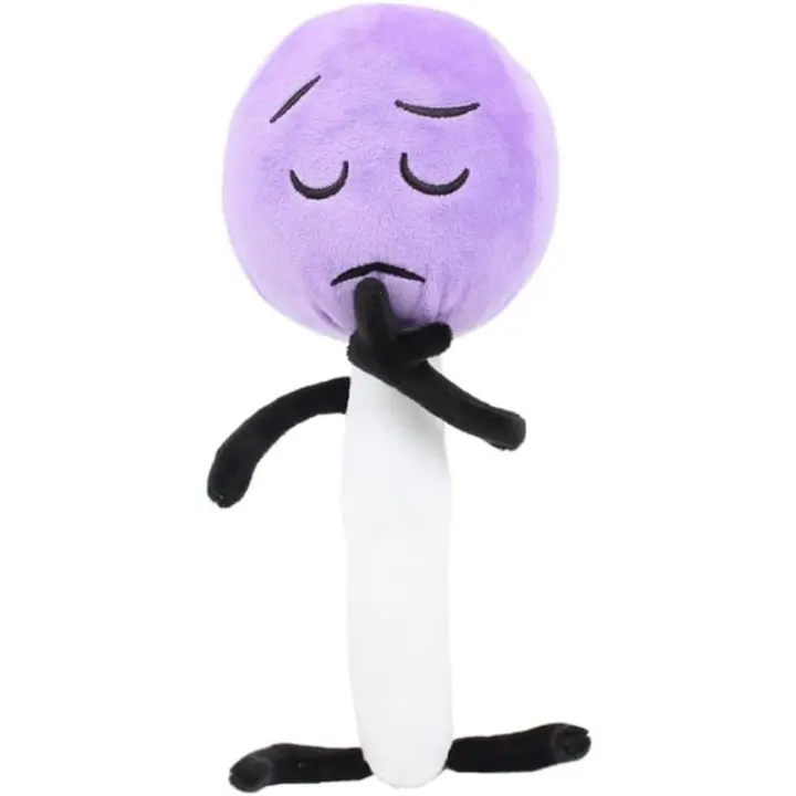Almohada de peluche de anime, manta de personaje lindo para niños, niños y niñas para fanáticos del juego, decoración del sofá del hogar y coleccionables (piruleta) - 1