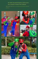Espectáculo de disfraces de Halloween cosplay trajes para adultos y niños, Mario super mario, espectáculo infantil de padres e hijos - details 8