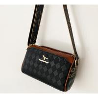Bolso De Hombro Para Mujer De Lujo De Diseñador Famoso Bolso Bandolera Moda Cuadros Trendy Material PU Con Cierre De Cremallera - details 4