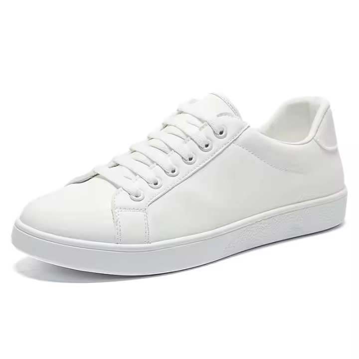 Zapatillas de deporte de cuero para hombre, zapatos informales de lujo, a la moda, para las cuatro estaciones - 1