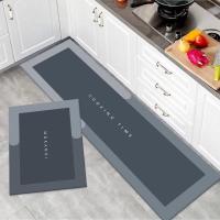 Alfombra de cocina de tira larga, alfombrilla antideslizante lavable, absorbente para puerta de baño, Alfombra de tierra de diatomeas - details 5
