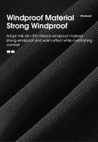 Máscara de Ciclismo Caliente de Invierno WEST BIKING Cubierta de Media Cara Tela de Terciopelo a Prueba de Viento Máscara de Pesca y Correr Transpirable y Ligera - details 5
