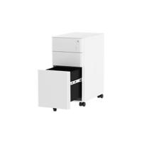 Cajonera de Oficina Móvil de Metal con Ruedas 2 Cajones con Cerradura y Llave para Carta/A4 - details 10