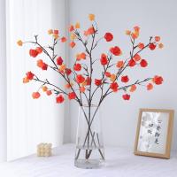 Linterna Artificial realista, flor de tacto Real, simulación elegante, Enkianthus Chinensis, linterna hecha a mano, ramas de frutas - details 3