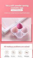 Juego de 4 esponjas de maquillaje en forma de huevo, ultrasuaves y absorbentes, para uso seco y húmedo, no absorben la caca, paquete Ca - details 0