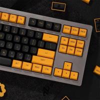 Teclas G de doble disparo CSA, accesorio para Teclado mecánico de Gaming MX, color negro y naranja, 150 teclas, perfil PBT - details 5