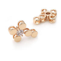 Colgantes de Cruza de Latón Dorado de 18K Joyería DIY Hallazgos de Collares y Pendientes - details 33