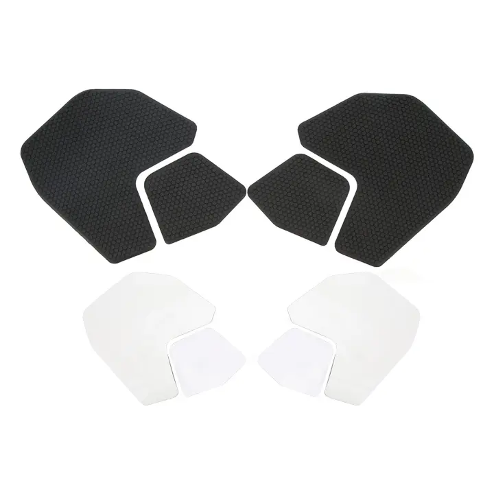 4 pegatinas de almohadilla de tanque de combustible para motocicleta, reemplazo de aislamiento térmico de goma impermeable para FZ-09 2013-2020 - 1
