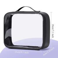 Almacenamiento de artículos de tocador de viaje transparente grande impermeable conveniente utilidad portátil hombres mujeres bolsa de cosméticos accesorio - details 0