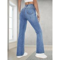 Pantalones vaqueros de cintura alta para mujer, pantalones delgados sueltos, nueva moda - details 3