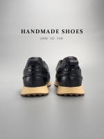 Zapatos hechos a mano de cuero vacuno de moda, transpirables y versátiles para hombre. - details 42
