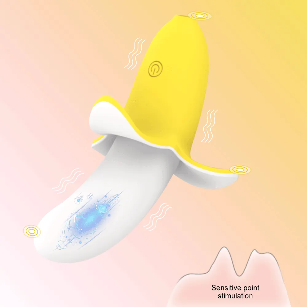 Vibrador de Dildo de Mini Banana para Mujeres Estimulador de Clítoris Vagina y Anal Juguetes Sexuales para Adultos Marca Kaelynn - details 22