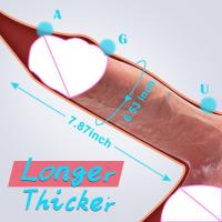 Fierce Horse Doble Capa Silicona Líquida Diseño de Venas Suave Piel-Like Enchufe Anal para Parejas - details 7