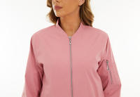 MAGCOMSEN-chaquetas Bomber para mujer, chaqueta informal con cremallera, abrigo cortavientos impermeable, prendas de vestir con 3 bolsillos, otoño - details 7