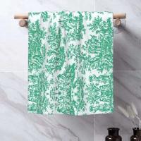 Toile De Jouy Toalla Algodón Francés Azul Marino Baño Ducha Deportes Yoga Toallas - details 173