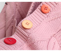 Cárdigan de punto cálido para mujer, chaqueta bordada con bolsillos, abrigo holgado, otoño e invierno, 2023 - details 10
