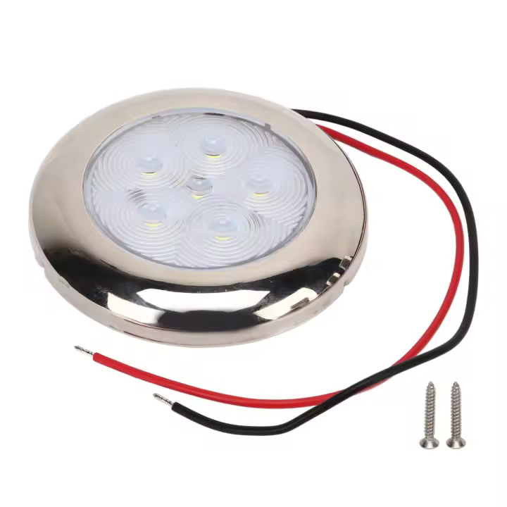 Luz LED de techo para caravana, iluminación blanca impermeable IP65, 12V, para barco, Camper, furgoneta, camión - 1