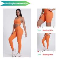 Sujetador deportivo con cordones para mujer, gimnasio, Fitness, Yoga, ropa deportiva transpirable para entrenamiento - details 0