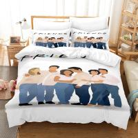 Juego de funda de edredón 3D Friends con funda de almohada, ropa de cama doble, completa, Queen y King, novedad - details 2