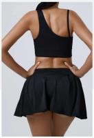Conjunto de Yoga Transpirable de 2 Piezas Traje Deportivo para Mujeres Top de Crop de Yoga - details 11