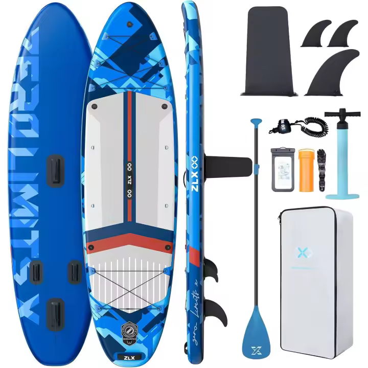 Tabla de Paddle Inflable Estable 350 CM Antideslizante Ajustable Para Adultos y Jóvenes - 1