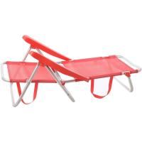Pack 2 Sillas Playa Plegables |   Ligera Portátil |   Baja y Reclinable de 4 Posiciones |   para Camping, Piscina, Terraza o Jardín Aguamarina - details 9