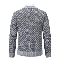 Cardigan de Invierno para Hombres Cuello de Béisbol Casual Chaqueta Deportiva de Pello - details 4