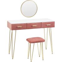 Tocador con cajones Espejo Tocador Mesa grande 100x40cm rosa - details 1