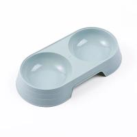 Macaron-cuenco doble para gatos, bandeja de plástico para beber comida, alimentador, suministros para mascotas, accesorios - details 5