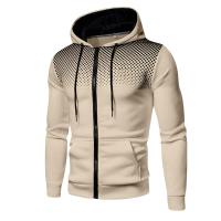 Suéter de lunares para hombre, cárdigan informal a la moda, Sudadera con capucha, abrigo deportivo, Otoño, 2024 - details 9