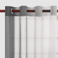 Cortinas De Ventana Gradiente Semi Transparentes Para Dormitorio Y Sala De Estar Bloqueo De Calor Sin Capa Doble Material Poliéster Modernas Con Borlas En Lado Instalación - details 14