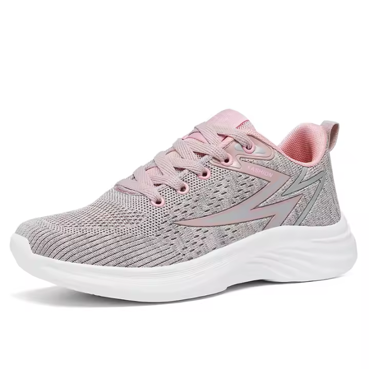 Zapatos para correr casuales ligeros y transpirables Calzado deportivo tejido con mosca para hombres y mujeres - 1