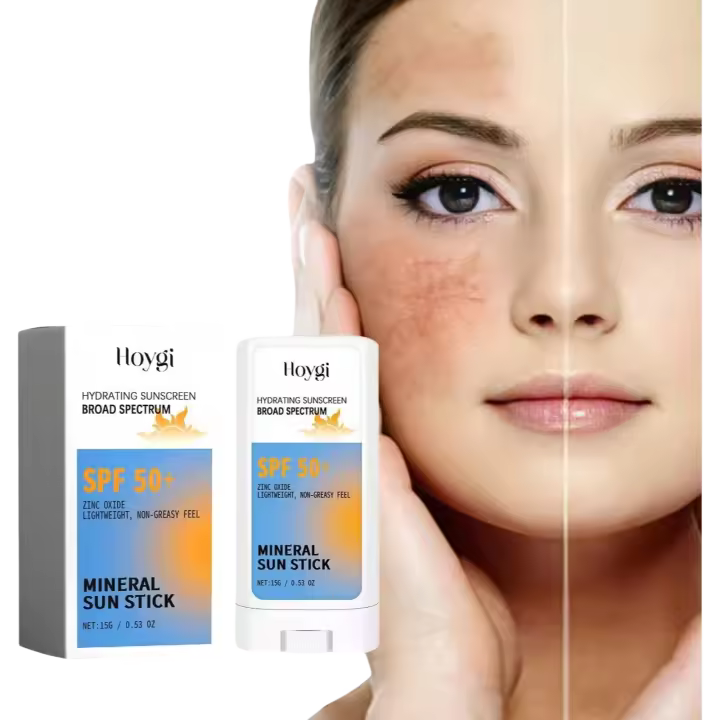 Barra protectora hidratante SPF50, defensa contra la exposición solar en verano, protección UV refrescante, antisudor, alivia la sequedad de la piel - 1