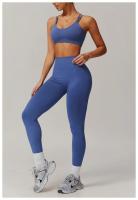 Sujetador de Yoga con espalda cruzada para mujer, ropa interior deportiva de secado rápido para gimnasio, ropa interior suave de Color sólido para correr al aire libre, Tops deportivos ajustados a prueba de golpes para Fitness - details 5