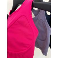2025 Nuevos Deportes Camiseta acanalada sin mangas, sujetador de una sola pieza, almohadillas de yoga, fitness, sin fisuras, trabajo de nuevo, la belleza de nuevo, a prueba de golpes, ropa interior de las mujeres - details 10