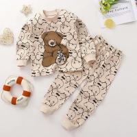 Conjunto de Pijama de Algodón para Bebés 2025 Traje de Clase para Niños Camiseta Larga + Pantalones - details 2