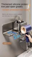 Organizador de alisador de cuna de baño, soporte para secador de pelo, estante, accesorios de baño - details 7