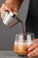 Taza de extracción de Espresso de 100ML, acero inoxidable 304 con escala, gruesa, exquisita taza de café de onza, accesorios para el hogar, cocina y cafetería - details 10