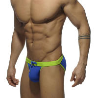 Calzoncillos de baño triangulares para hombre, bañador Sexy, pantalones cortos de playa, bañador Sexy, Bañador estampado para surf - details 20