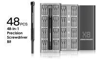 Conjunto de Destornilladores de Precisión ARROWMAX Premium con Caja de Aluminio (48 en 1) Herramientas Manuales para iPhone Computadora Tri Wing Torx - details 0