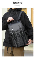Nueva mochila escolar para chicos de secundaria, mochila universitaria de moda, bolsa de palmo oblicuo de viaje, mochila ligera de alta gama. - details 18
