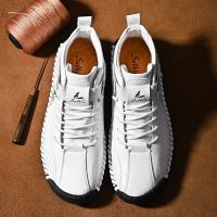 Zapatos Casuales de Cuero Hechos a Mano para Hombre 2024 Zapatillas Deportivas Transpirables para Exteriores - details 16