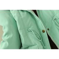 Chaqueta de algodón acolchada para mujer, abrigo informal ajustado con capucha, Parkas acolchadas, abrigo cálido, otoño e invierno, nové de 2025 - details 46