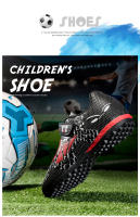 Zapatos de fútbol de marca para niños, botas de fútbol para niños, zapatos de fútbol TF, zapatos de entrenamiento antideslizantes transpirables para exteriores para adolescentes - details 3