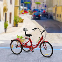 Bicicleta Plegable para Adultos con 24 Pulgadas 7 Marchas Carbono Aceleradora LED Luzes Cestas Ideal para Urbanos Unisex - details 2