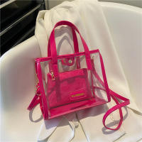 Bolso de gelatina de moda, bolso transparente de gran capacidad, estilo de vacaciones en la playa, bolso para madre e hijo - details 1