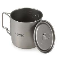 Taza de titanio ultraligera con utensilios de cocina plegables, camping villa, senderismo, picnic, lixiviación, 300ml/350ml/550ml/650ml/750ml - details 1