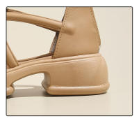 Nuevos Sandalias Platas Antideslizantes para Mujer en Verano 2025 Versátil Moda de Playa para Piso Coberto - details 4
